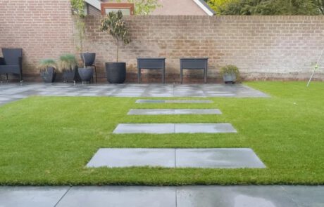 Tuin renovatie - achtertuin in Haaften